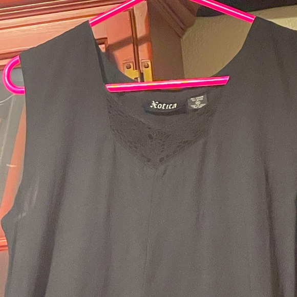 Crochet top maxi dress vtg sleeveless Rayon blend India - Picture 5 of 12